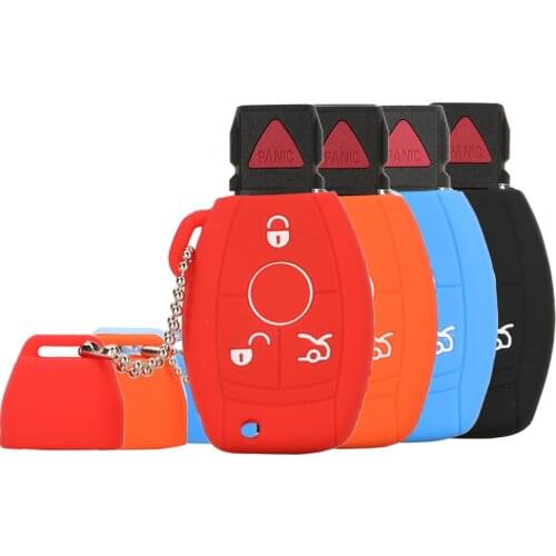 Jingyuqin New Remote 3 Buttons Smart Car Key Case Cover For Mercedes For Benz W203 W211 CLK C180 E200 AMG C E S Class Holdert