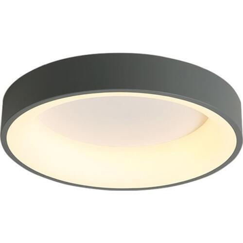 Round Circle Aluminum Modern LED Ceiling Light Lamp for Living Room Bedroom Dining Table Office Meeting Room Home Lighting