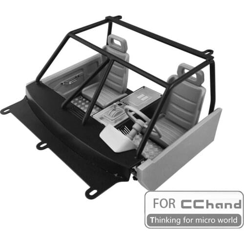 Metal skeleton interior drive cab cockpit for CChand RC4WD 1/10 TF2 Mojave 2 door version RC car toys