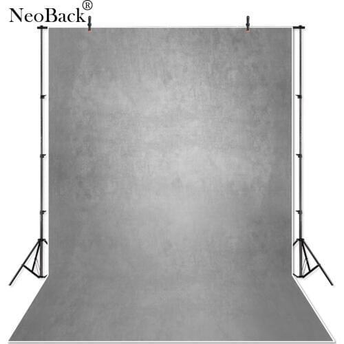 NeoBack Vinyl Cloth Misty Gray Abstract Old Master Photo Background Printed Professional Portrait Studio Photographic Backdrops