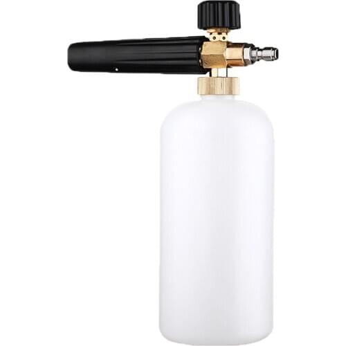 Car Washer Snow Foam Lance 1/4" Quick Release Adjustable Nozzle Spray Gun Foam Cannon High Pressure Washer For Car Cleaning