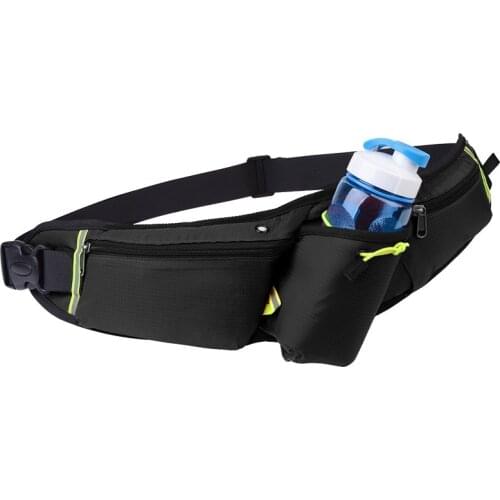 Running Waist Bag,Waterproof Men Jogging Sports Cycling With Water Bottle Pouch,Gym Mobile Phone Waist Belt Pack 4.8