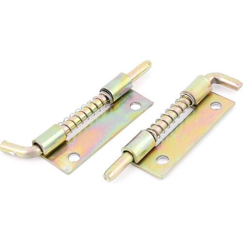 UXCELL Gate Door Metal Right Left Hand Spring Loaded Barrel Bolt Latch Bronze Tone 2Pcs