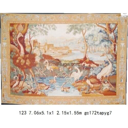 Gobelin tapestry decor tapestry tapestry wall decoration knitted tapestry tapestry curtain fabric