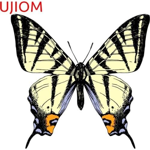UJIOM Butterfly Wall Stickers Wallpaper Waterproof Home Decoration Living Room Decor Wall Decal Bathroom Decor Poster Mural Art