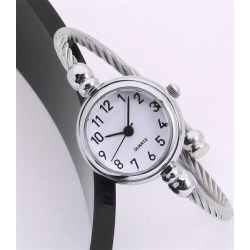 Mirror Bracelet Girl Circular 2018 Ladies Simple Beautiful Analog WristWatch Temperament Souvenir Fashion Womens Watches Fi