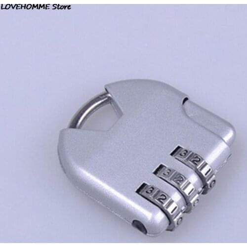 ZLinKJ 1PCS 3-dial Combination Lock Luggage Travel Padlock Number Lock For Bag Handbag Suitcase Random Color Best Selling