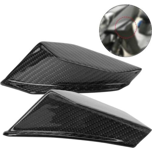 1 Pair Carbon Fiber Fairing Wing Aerodynamic Motorcycle Winglet Dynamic Spoiler Fit for Honda Universal Motorcycle Win