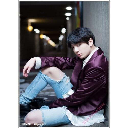 2021 Kpop Bangtan Boys Poster JUNG KOOK V SUGA JIMIN JIN RM JHOPE Home Decoration Stickers Posters Bedroom Decor