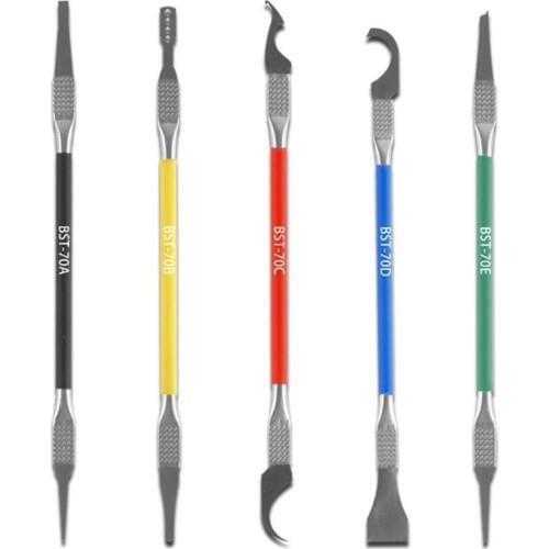 5pcs Chip Repair Thin Blade BGA Maintenance Knife Glue CPU Remover Stainless Steel Phone PC Disassemble Processor