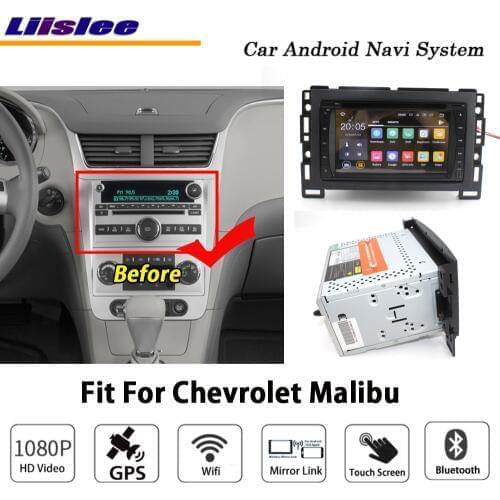 Car Android 7.1 UP For Chevrolet Malibu 2004~2012 Stereo Radio DVD BT Carplay GPS Navi Map Navigation System Multimedia