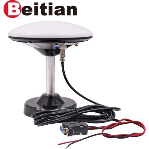 BEITIAN high precision RTK GNSS GPS receiver RS232 level 3m DB9 female external 5V power cord BT-920DN