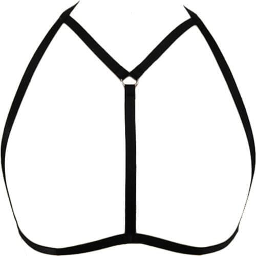 Strap Cage Bra Hollow Open Bra Sexy Body Harness Goth Harness Woman Suspender Belt Bondage Lingerie