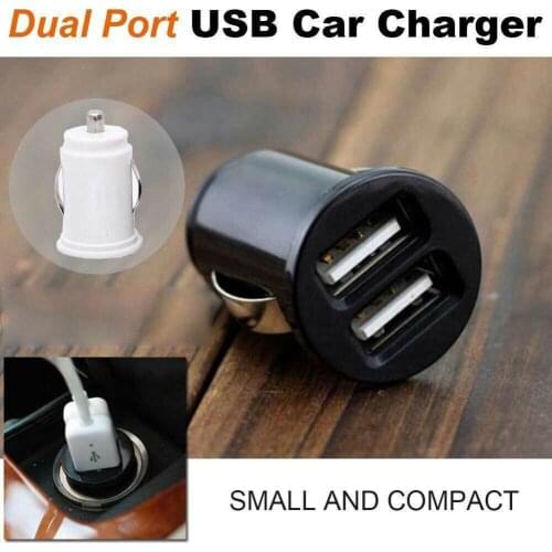 Dual USB Charger Fast Charging Phone Adapter Mini Car Charger 2.4A 3.2A for Mobile Phone Tablet Car Accessories