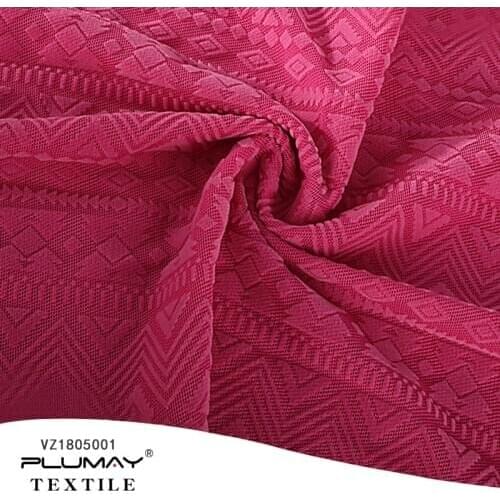 Flocked fabric high quality DIY polyester spandex power mesh for garment underwear for Stage costumes party dress