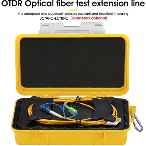 FTTH OTDR SC APC - LC APC Connectors 500M 1000M 2000meter Optical Fiber OTDR Launch Cable Box