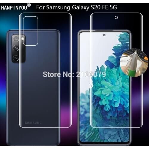 For Samsung Galaxy S20 FE 5G Lite Fan Edition Clear TPU / Matte Anti-Fingerprints Hydrogel Full Cover Soft Screen Protector Film