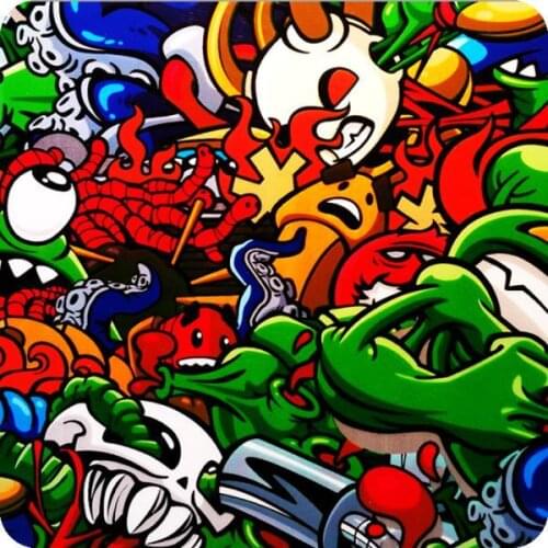 HOT-045 hydroprint film water transfer printing monsters measurements: width: 50cm. Length: 100cm