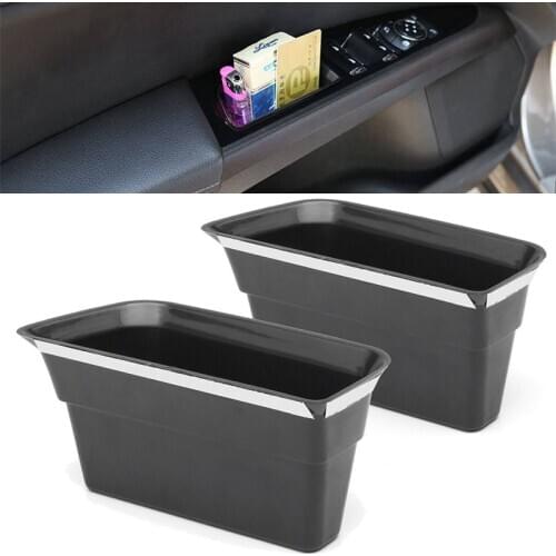 JX-LCLYL 4pcs Door Armrest Holder Storage Box Container For Ford Fusion 2013-2016