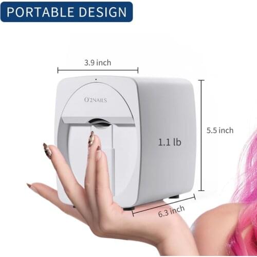 2021 best selling nail art machine nail printer machine mobile nail printer free shipping 1 year warranty home and nail salon