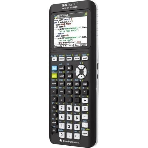 Texas Instruments Tı-84 Plus Ce-T Python Edition Calculator Machine