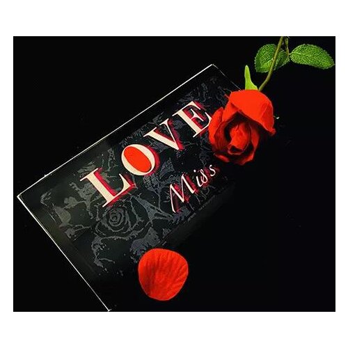 Miss by J.C Magic - Magic Props Tricks Greeting Card to Rose Appearing Romantic Magie Close Up Street Illusion Gimmick Mentalism