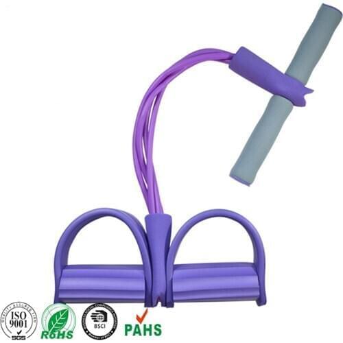 Multi Function Tension Rope Strong Fitness Resistance Bands Latex Pedal Women Men Sit Up Pull Ropes Yoga Fitness Equipment