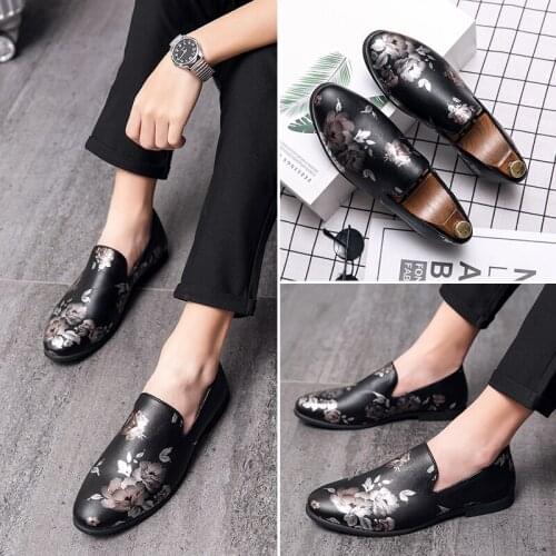 2021 Autumn Outdoor Fashion Men Leather Loafers Shoes Slip On Shoes For Men Italian Leather Men Loafers Brand Wedding Flats