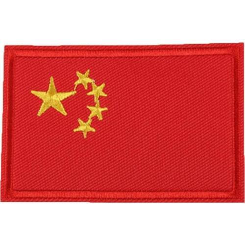 European flag cloth patch China United States United Kingdom Australia Japan arm badge embroidery flag patches