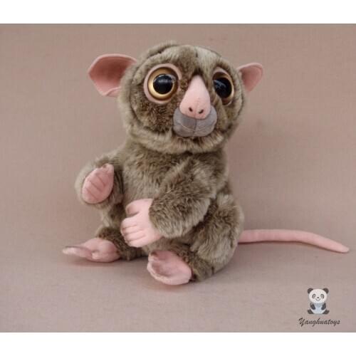 Real Life Stuffed Animals Toy Tarsiers Doll Plush Toys For Children Birthday Gifts Rare Lemur Dolls