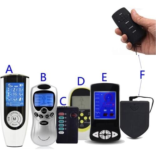 New Medical Themed Toys Electric Shock Unit Therapy Massager Electro Stimulation Electric Shock Accessories 5 Style for Choose