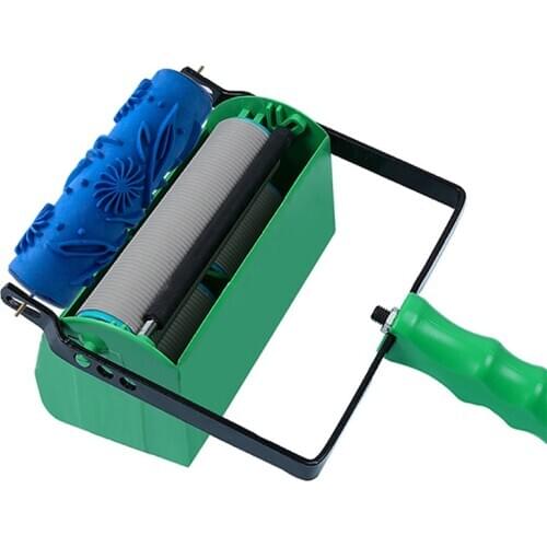 Rubber Roller Patterned Wall Painting 5 Inch 3D Wall Paper Decoration Tools 175 mm x 45 mm