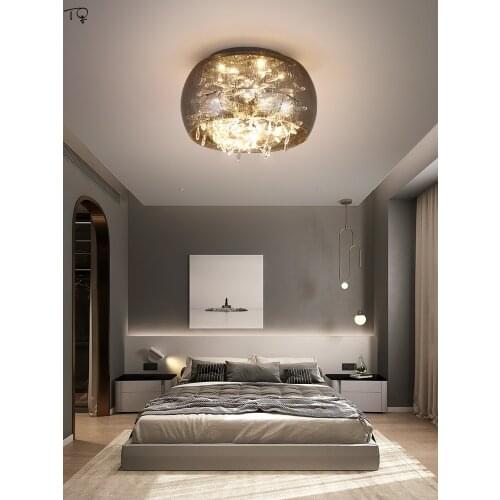 Nordic Luxury Atmosphere Romantic Glass Ceiling Lighting Kitchen Modern Simple Art Decor Home Bedroom Living Room Bar Studio