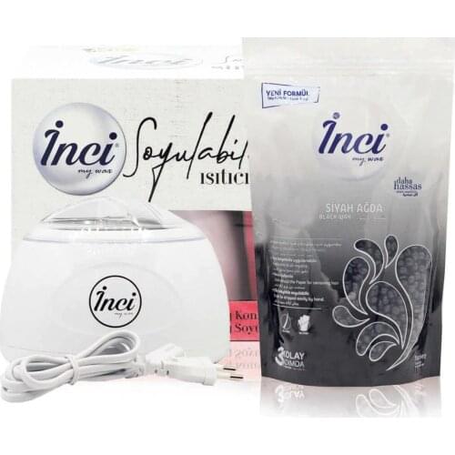 Hair Removal Wax Melting Machine Heater 300ml Capacity With 200g Wax Beans & 5 Wood Stickers Waxing Kit fast Heating EU Plug