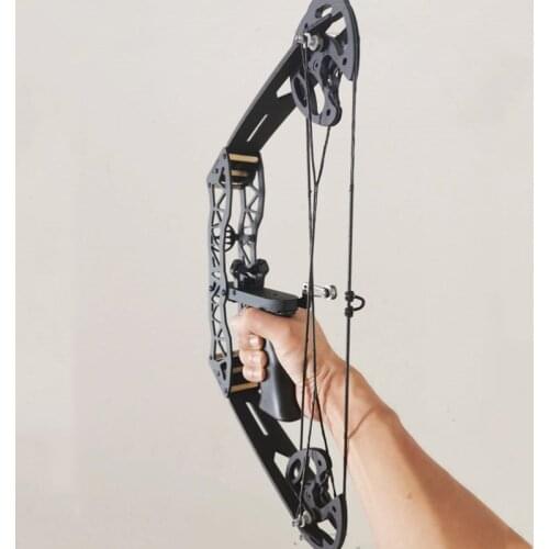 1 set of archery 40-pound pulley composite bow for left / right hand, with laser sight for hunting and shooting fish bows 2020