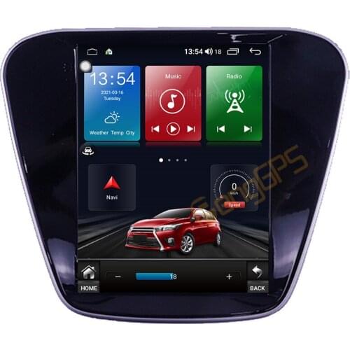 128G Android 10.0 Tesla Style Screen For Skoda Octavia 2016-2018 Car Multimedia Function Player GPS Radio Auto Stereo Head Unit