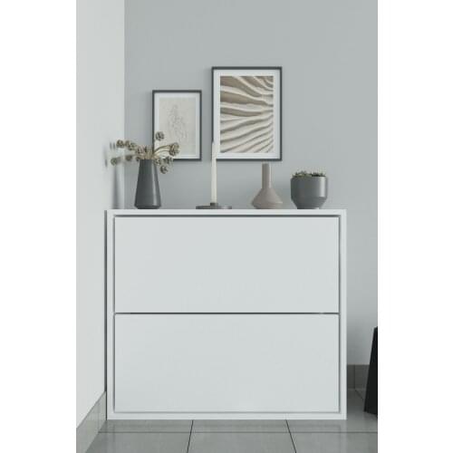 2 cover Sliding Shelves Shoe Upper White