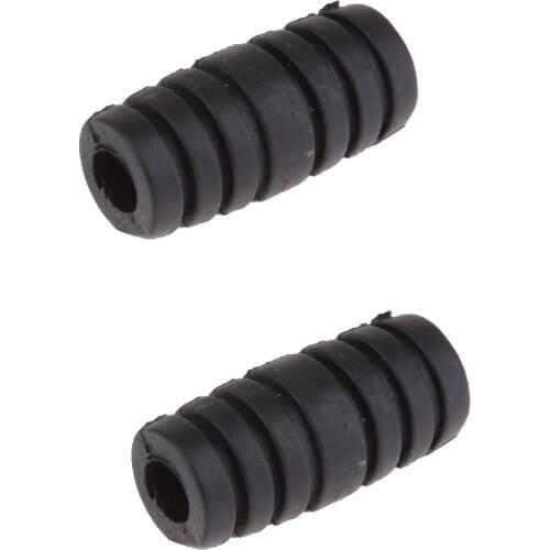 2 Pieces 35mm Rubber Ear Shift Shifter Change Lever Pedal Rubber for Honda CBR400 VFR400 NC30 Black