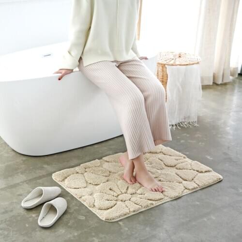 Absorbent Washable Non-slip Bath Mats/Floor Carpet Bed Rugs For Living Room Kitchen Carpet WC Mat Bathroom Carpet For Toilet Mat