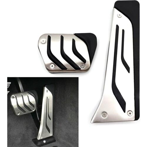 Car Foot Gas Brake Pedals Cover Automatic Transmission Kit Covers For BMW 1/2/3/4/5/6/7/8 Series X1 X3 X4 X5 X6 Z4