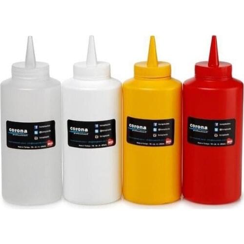 Trend 2021 Bora BO2101 Ketchup Mayonnaise Bottle 420 ml White посуда для кухни наборы set kitchen vaisselle platos