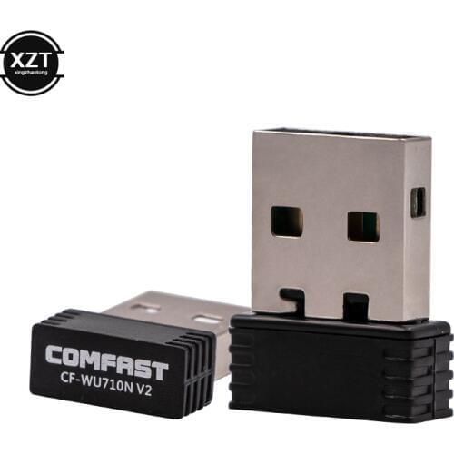 Comfast CF-WU710V2 Mini USB Wifi adapter 2.4G Wifi dongle 802.11b/g/n Wifi Emitter Wi fi Receiver Network Card Antenna