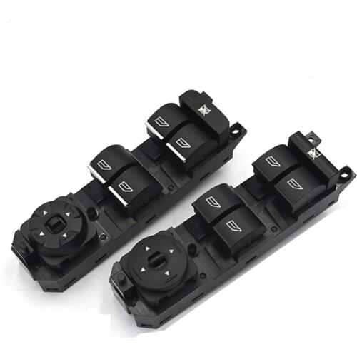 For Ford Mondeo S-MAX Electric Window Lifter Switch Window Master Control Button with Silver Edge Car Accessories