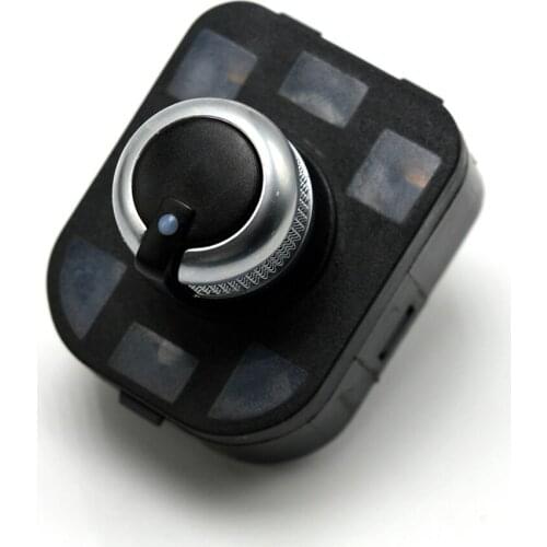 Chrome Side Mirror Rear View Control Switch Knob OEM 4F0959565A Fit for AUDI A1 A2 A3 A4 S4 B6 A6 S6