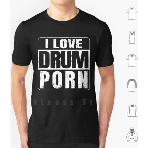 I Love Drum T Shirt Print 100% Cotton New Cool Tee Drums Drummer Drumming Drummer Gift Drummer Gift Man Drummer Gift