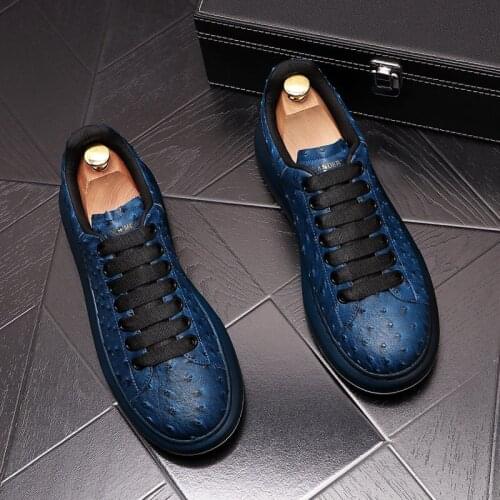 Luxury Designer Men Shoes Sneakers Hip Hop Height Increasing Leather Platform Casual Flats Zapatillas Hombre