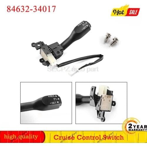 Cruise Control Switch for Toyota Camry Corolla Highlander RAV4 Matrix Tundra Lexus Yaris Scion Prius 84632-34011,84632-34017