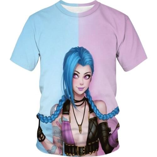 2021 Summer 3D Mens and Womens T-Shirts Hip Hop Casual Short Sleeve Boys and Girls T-Shirts LOL CSGO Player Name Fans T-Shirts