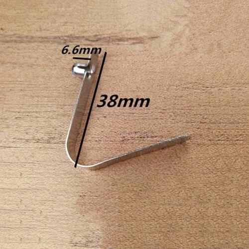 50PCS,5mm Dia Single Hollow Button Clips Kayak Paddle Snap Spring Clip Tent Pole Tube Lock Awning Telescopeic