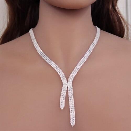 Necklace Crystal Body Sexy Bikini Beach Charm Exaggerated Trend Summer Accessories Rhinestone Fashion Trend Simple